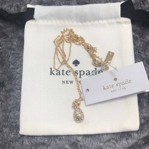 Brand new KATE SPADE GOLD PINEAPPLE NECKLACE